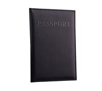 Tiempos Malos Tiempos Bolsillos titular de pasaporte Precioso ID dedicado Tarjeta Protective Organizador Cubierta Bolsa de Viaje Receptor Radio Bolsas, Negro , Einheitsgröße
