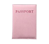 Tiempos Malos Tiempos Bolsillos titular de pasaporte Precioso ID dedicado Tarjeta Protective Organizador Cubierta Bolsa de Viaje Receptor Radio Bolsas, Rosa., talla única