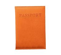 Tiempos Malos Tiempos Bolsillos titular de pasaporte Precioso ID dedicado Tarjeta Protective Organizador Cubierta Bolsa de Viaje Receptor Radio Bolsas, naranja, talla única