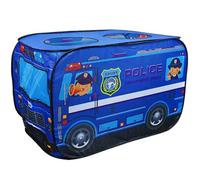 Tienda Arriba para niños, Carpa Plegable de Auto de la policía de Tela de Oxford con 3 Aberturas, 44x26x30 Pulgadas de Juego, Juego de Juegos para niños pequeños, Regalos de y niñas