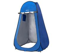 Tienda Cambiador Pop-Up Sin Suelo, Poliéster 170T UV50, 120x120x190 Cm, Azul