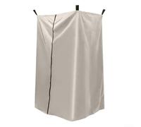 Tienda cambiadora portátil gris: para refugio instantáneo de privacidad para camping y playa, parasol UPF 50+ con bolsa de transporte, 182 x 76 x 68 cm