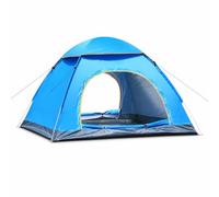 Tienda Campaña Apertura Automática, Azul, Azul, 3-4 Personas | protección r - tela oxford - fibra vidrio - impermeable 1000mm-1500mm - para Jardín - para Camping