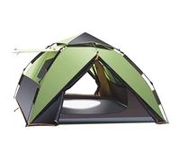 Tienda Campaña Hidráulico Automático Doble Cubierta Tienda Espesar Anti-tormenta De Campaña Al Aire Libre Cuatro Estaciones Alpinismo Playa 3-4 Persona Exteriores