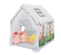 Tienda Campaña Infantil Carpa de Juegos para Niños Interior y Exterior, Grande Carpa para Niños con Ventanas y Bolsa de Transporte, Tienda Infantil Casita Infantil 120×100×130 cm, Fiesta de Animales