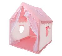 Tienda Campaña Infantil Niña Carpa de Juegos para Niños Interior y Exterior, Grande Rosa Carpa para niños con Ventanas, Tienda de Princesa Castillo 120 × 100 × 130 cm