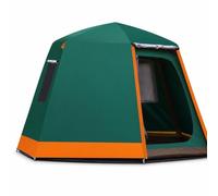 Tienda Campaña Instantánea Impermeable con Varillas Aluminio para Camping, Verde, Verde, Size to 1