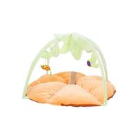 Tienda de Actividades Multifuncional for Gatos, Cama rascadora for Juegos de Mascotas, Adecuada for Gatos y Perros, Juego, Descanso, Almuerzo(Pumpkin)