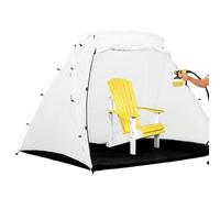 Tienda de cabina de pintura, 66.14 pulgadas recinto de pulverización plegable para tareas de pintura, estación de aerógrafo portátil con diseño de montaje rápido, refugio protector para