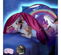 Tienda de Cama Infantil Dream Tents - Tienda de ensueño para niños Pop Up Cama Tienda Playhouse de Tienda Aparecer Interior Niño Jugar Tiendas para niño niña (Unicornio)