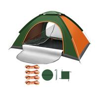 Tienda De Campamento - Tienda Al Aire Libre Pop-up, Tienda De Viaje Familiar Automática | Tienda De Camping De Lona A Prueba De Viento Para Una Persona, Para Viajar, Caza, Pesca