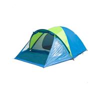 Aktive Tienda de Campaña Familiar con Avance, Avance 120 cm, 3 Personas, con Piquetas y Cuerdas, Varillas Fibra de Vidrio, Tejido Poliéster, Columna Agua 3000 mm, Peso 4.46 kg, 240 x 210 x 130 cm