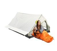 Tienda de campaña al aire libre | Refugio sin caña | Tienda ligera sin varillas para 1-2 personas para supervivencia al aire libre, senderismo, viajes, caza