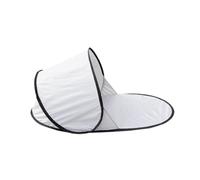 Tienda de campaña automática de playa de una sola capa, refugio solar para actividades al aire libre, senderismo, pesca, picnic, 142 x 72 x 60 cm, color blanco