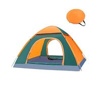 Tienda de campaña automática instantánea para 3-4 personas, portátil, impermeable, resistente al viento, protector solar UV para el hogar, jardín, camping, pesca (azul 3 azul 3) hermoso paisaje