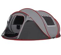 tienda de campaña automática para 4-5 personas, resistente al agua, protección solar, portátil y ligera para camping al aire libre
