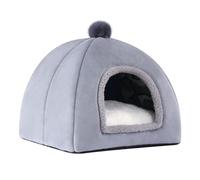 Tienda de campaña cálida for invierno for perros y gatos, camas gruesas for gatos de interior, tienda for mascotas, recintos cálidos for gatos al aire libre, cama for gatos cubierta con cueva for gato