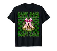 Tienda de campaña Camp Hair Don't Care para niñas y Madres Camiseta