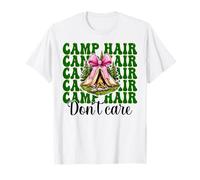 Tienda de campaña Camp Hair Don't Care para niñas y Madres Camiseta