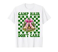 Tienda de campaña Camp Hair Don't Care para niñas y Madres Camiseta