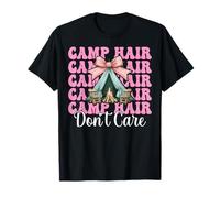 Tienda de campaña Camp Hair Don't Care para niñas y Madres Camiseta