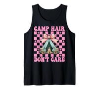 Tienda de campaña Camp Hair Don't Care para niñas y Madres Camiseta sin Mangas
