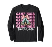 Tienda de campaña Camp Hair Don't Care para niñas y Madres Manga Larga