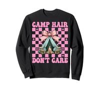 Tienda de campaña Camp Hair Don't Care para niñas y Madres Sudadera