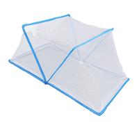 Tienda de Campaña con Mosquitera, Plegable, Ventilada, para Dormitorio de Verano, para el Hogar, Viajes Al Aire Libre, Verano(Azul)