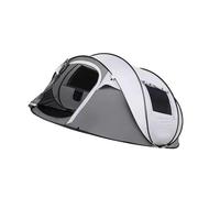 Tienda de campaña con tecnología de instalación, Puertas de Red ventiladas, Permanente para 5-8 mochileros Tienda de campaña fácil de organizar