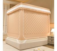 Tienda de campaña de aislamiento térmico para dormir de algodón grueso para privacidad en interiores, cálida y resistente al viento para niños y adultos con autismo, dimensiones 150 x 190 x 170 cm