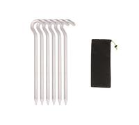 Tienda de campaña de aleación de aluminio, clavos de suelo, clavos de jardín, clavos fijos, se utilizan para accesorios de camping, estacas resistentes, estacas a prueba de viento, esenciales