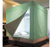 Tienda de campaña de algodón grueso resistente al viento, gran tienda sensorial opaca con 3 puertas, acogedora habitación esencial para comodidad de otoño e invierno