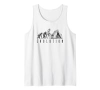 Tienda de campaña de Camping Evolution Funny Man Ape Neandertal Camiseta sin Mangas