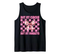 Tienda de campaña de Carnaval con Texto en inglés Not My Circus Not My Monkeys Camiseta sin Mangas