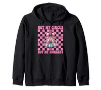 Tienda de campaña de Carnaval con Texto en inglés Not My Circus Not My Monkeys Sudadera con Capucha