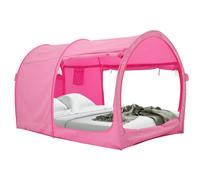 LEEDOR Tienda de campaña de ensueño para Cama, toldo de Cama, Refugio, Cabina, privacidad Interior, cálida, Transpirable, desplegable, tamaño Individual para niños y Adultos, Pendiente de Patente,