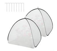 Tienda de campaña de malla para plantas, defensa contra heladas y viento, cubierta plegable de nailon transpirable, 22 x 22 x 22 pulgadas, protección contra plagas para frutas, verduras, plantas