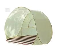 Tienda de campaña de playa de viaje, tienda de campaña plegable automática para niños con protección de malla, toldo portátil para camping, patio, picnic, parque infantil, salida familiar, uso junto a