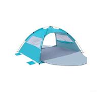 Tienda de campaña de playa plegable grande 260x165x150cm o pequeña 200x150x120cm malla ventilada diseño arena anclas tela poliéster fibra de vidrio postes ligero refugio solar para camping picnic al