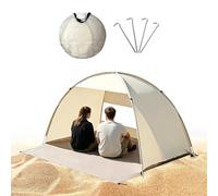 Tienda de campaña de playa | Solar portátil con montaje fácil | Tienda para playa - para 3-4 personas, camping, jardín, picnic, familia, pesca, senderismo, viajes, senderismo