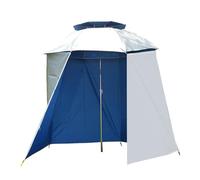 Tienda de campaña de - refugio impermeable para el sol, cubierta de sombra, protección UV semicircular Parasol con historias de tierra para picnic, jardín, lago, patio, relajación, protector