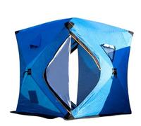 Tienda de campaña de sauna al aire libre para 3-4 personas, tienda de campaña portátil aislada para todo tipo de clima con chimenea, fácil instalación para acampar en invierno y uso en el patio