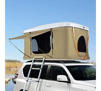 Tienda de campaña de techo rígido para 2-3 personas, tienda de campaña desplegable impermeable con escalera para SUV y camiones, perfecta para acampar y viajes