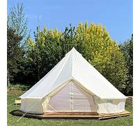 Tienda de campaña de Tela Oxford Impermeable de Lujo para Exteriores de 4M/5M con Estufa, Carpa de yurta con cúpula para Acampar de 3 a 6 Personas (5M)