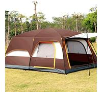 Tienda de campaña familiar de lujo para 5 a 8 personas, resistente al agua de 3000 mm de alto, con sala de estar y dormir separada, fácil de colocar, equipo de camping perfecto para aventuras al aire