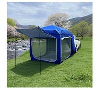 Tienda de Campaña for Coche, Toldo Caravana Coche Furgoneta Camper de Furgoneta, Coche, Camping, SUV, Tienda de Campaña for Maletero, 3-4 Personas, Universal, Impermeable(A (Blue))