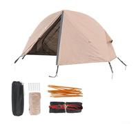 Tienda de campaña fuera del suelo con interior de malla y marco de aluminio ligero, cama de dormir portátil para senderismo, mochileros, aventuras al aire libre, 200 x 120 x 95 cm