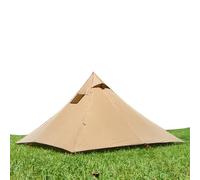 Tienda de campaña grande, tiendas de campaña - Teepee cálido para refugio de campamento a prueba de viento - Tnda Teepee para exterior con ventana para chimeneas, tienda de campaña con cúpula de gran