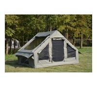 Tienda de campaña hinchable con estufa, tienda de campaña familiar Hot Tent para 4 - 6 personas, construcción rápida, tienda de algodón 300D impermeable PU3000, Stove Jack para camping, jardín
